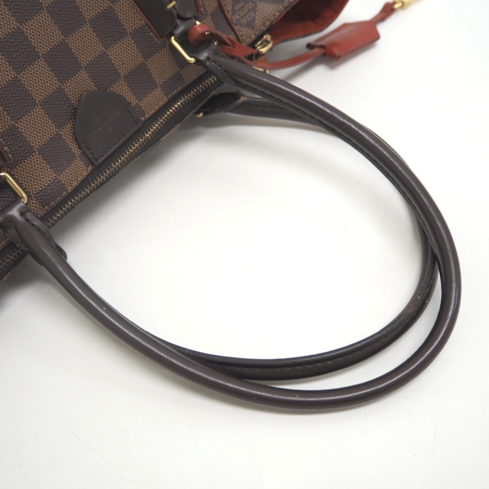 LOUIS VUITTON Caissa Tote Damier Bag Handbag Shoulder Laptop Brown - Picture 5 of 10